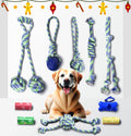Royal Play Rope Toy Bundle | 10-Pack Interactive Chew Toys for Senior Dogs