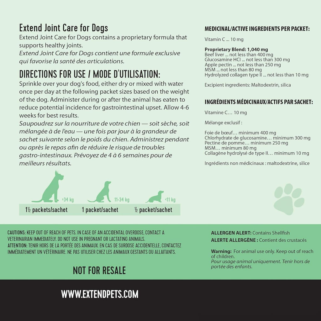 Royal Joint Powder | Glucosamine Chondroitin MSM & Collagen Joint Support for Senior Dogs