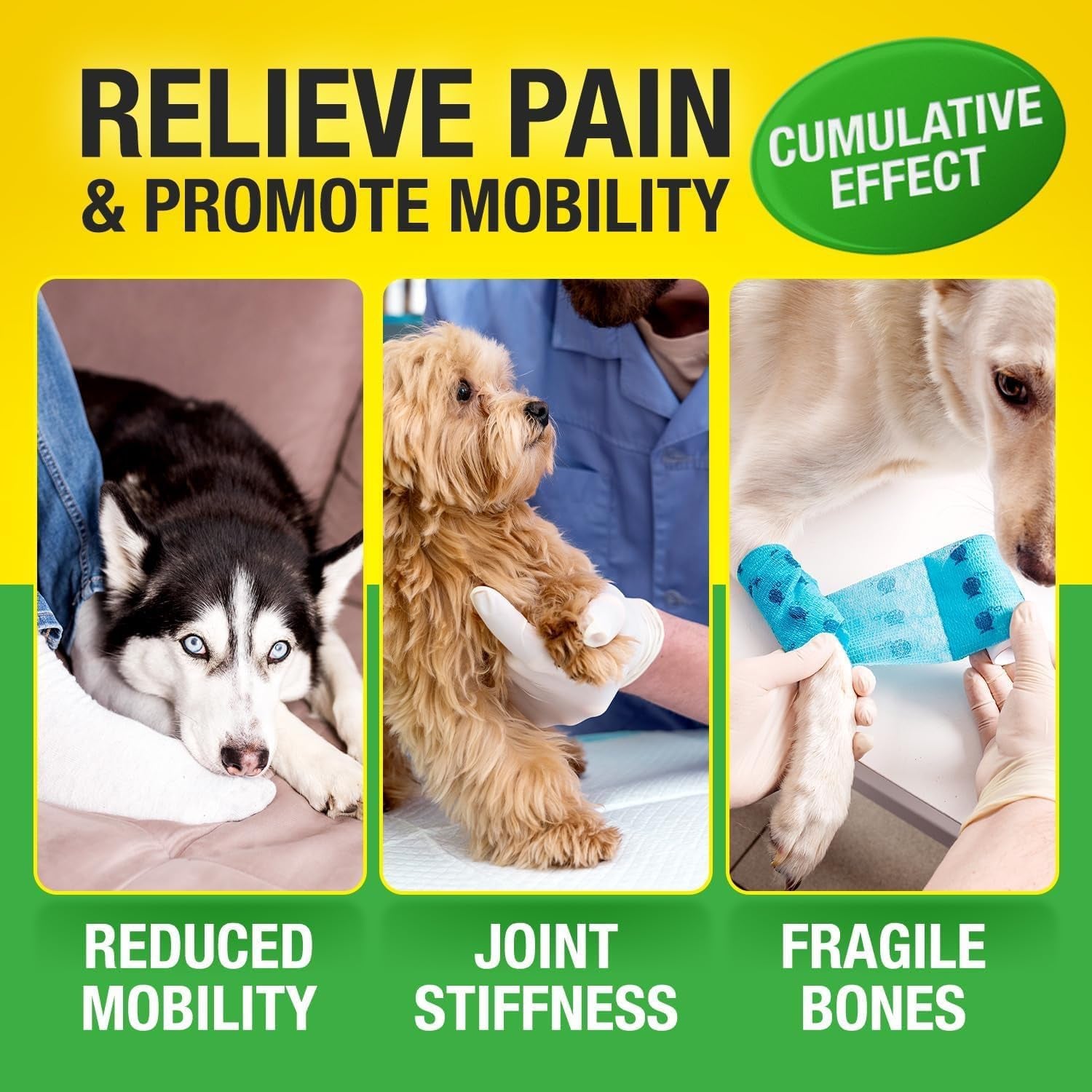 Royal Joint Hemp & Omega Chews | Glucosamine Chondroitin MSM 120ct for Senior Dogs