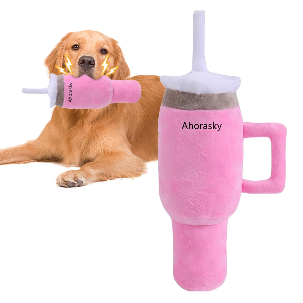 Royal Play Squeaky Cup Toy | Soft Tumbler Chew Toy for Senior Dogs
