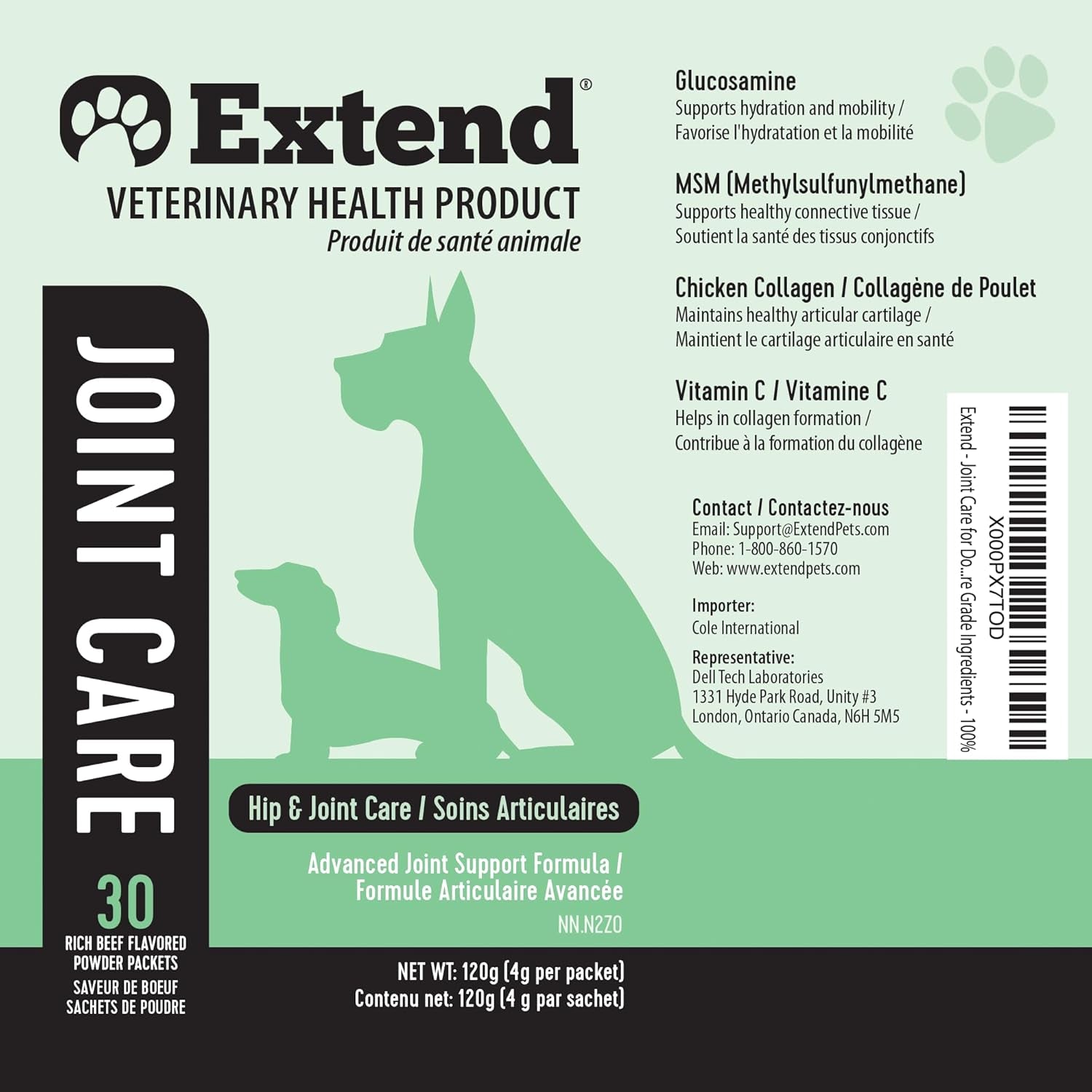 Royal Joint Powder | Glucosamine Chondroitin MSM & Collagen Joint Support for Senior Dogs