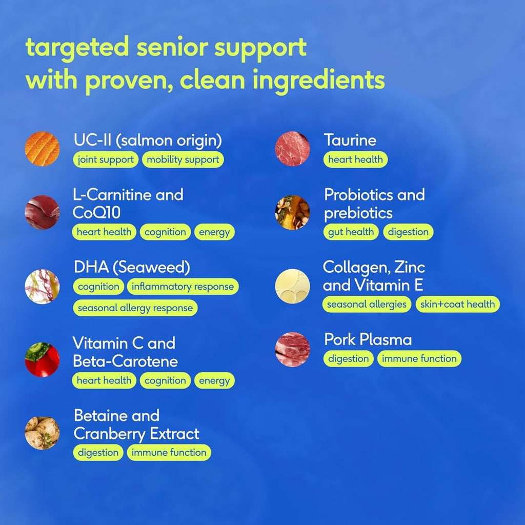 Royal Daily Senior Multivitamin Powder | 12-in-1 Joint Brain Immune Support for Senior Dogs
