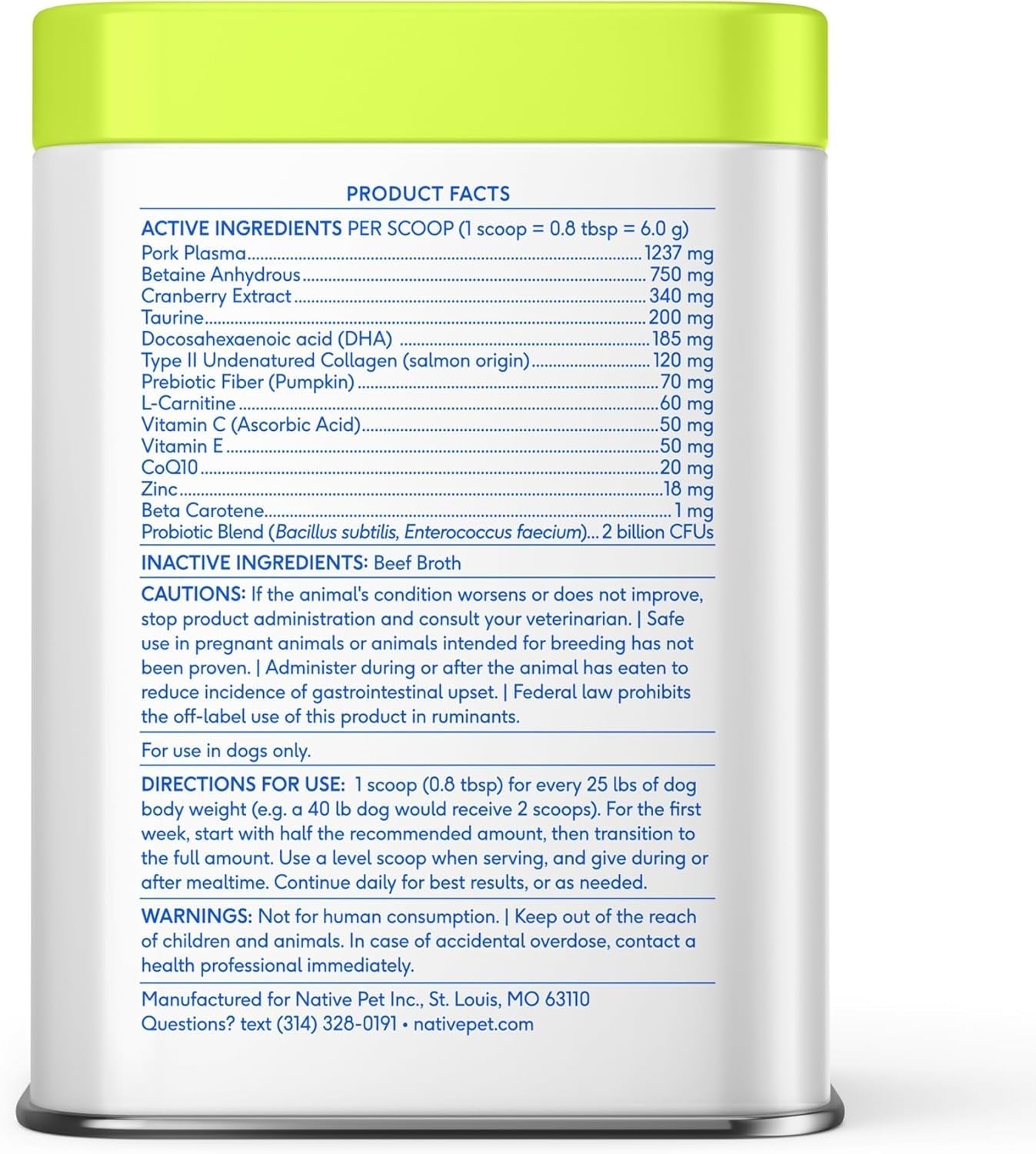 Royal Daily Senior Multivitamin Powder | 12-in-1 Joint Brain Immune Support for Senior Dogs