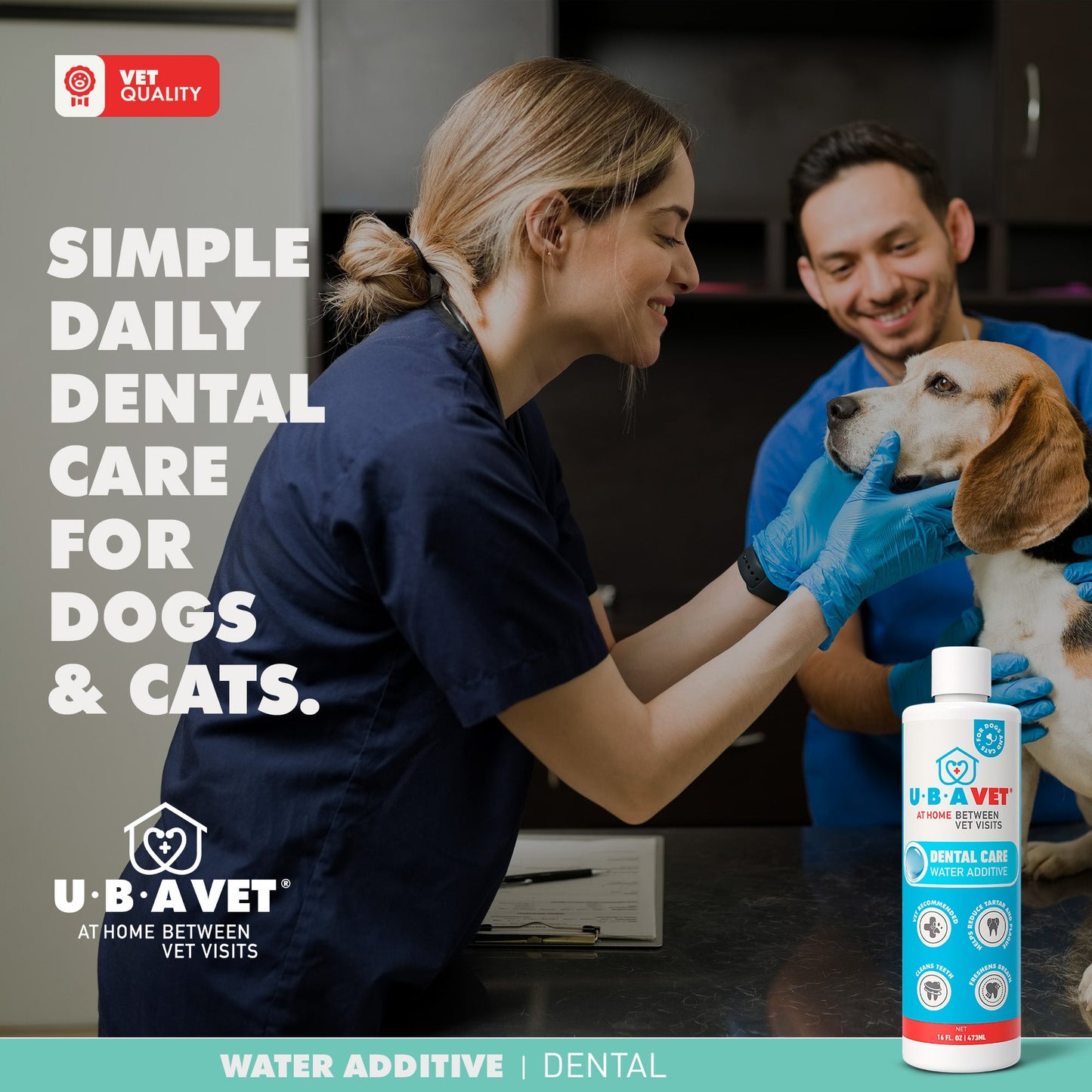 Royal Smile Water Additive | Odorless Dental Care Solution for Senior Dogs