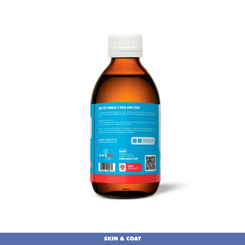 Royal Coat Omega-3 Liquid | Skin Coat & Wellbeing Supplement for Senior Dogs