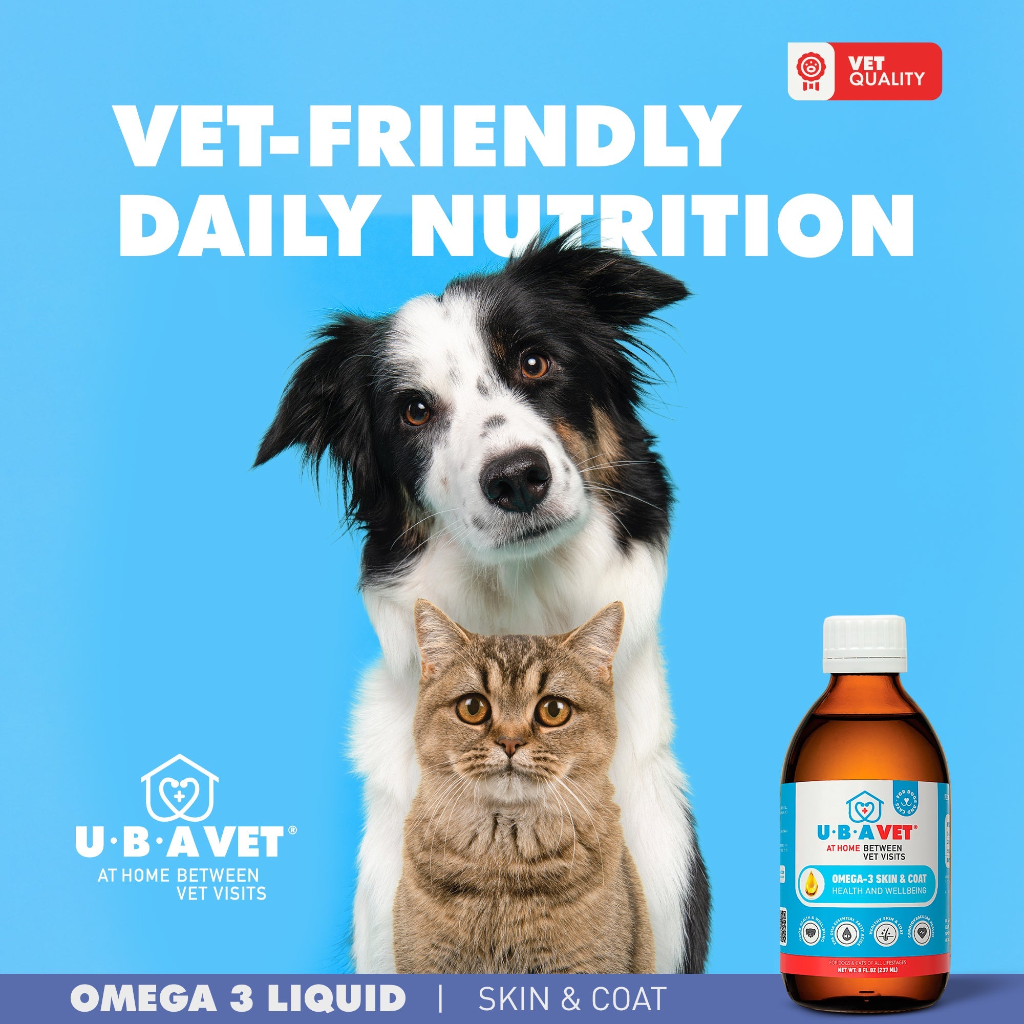 Royal Coat Omega-3 Liquid | Skin Coat & Wellbeing Supplement for Senior Dogs